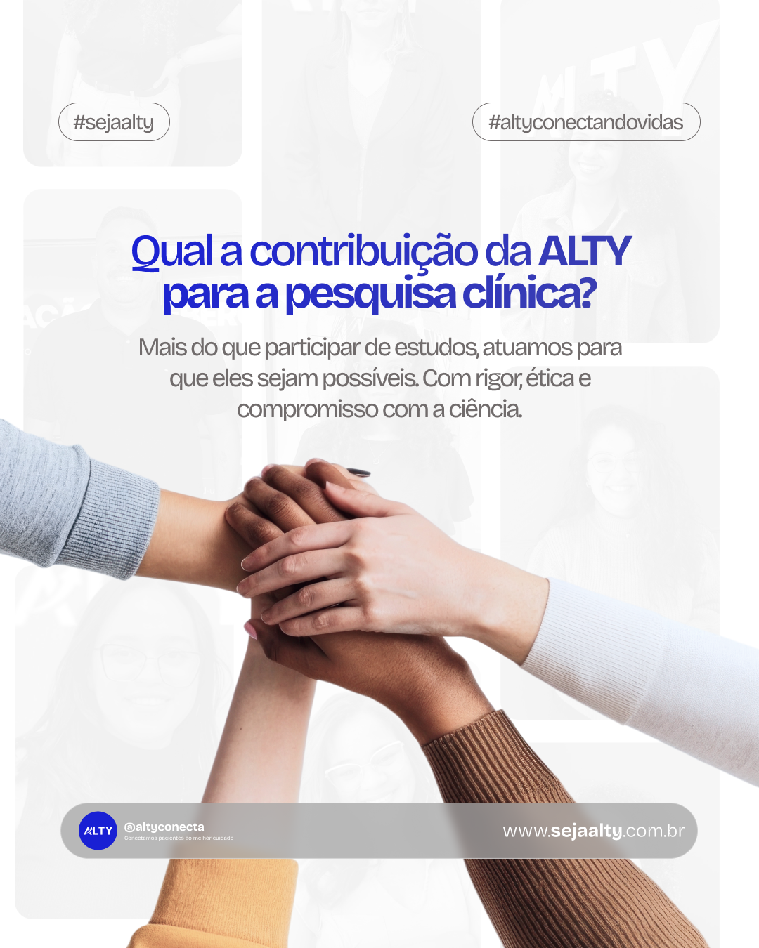 Contribuição da ALTY para a Pesquisa Clínica
